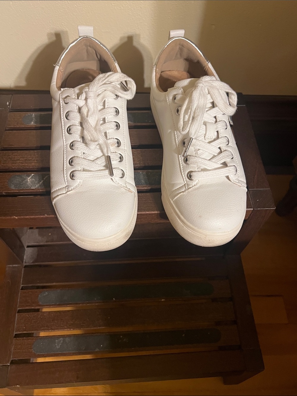 Maurices White Low-Top Sneakers